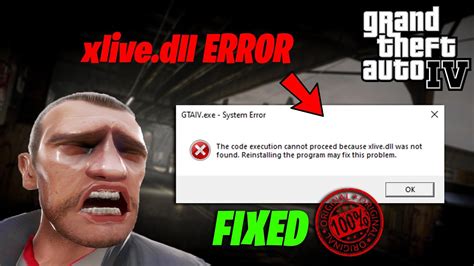 gta iv xlive dll.
